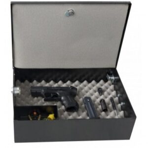 Cutie pistol si munitie Model pentru doua arme