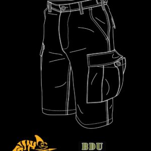 Pantaloni scurti Helikon Model BDU Ripstop Coyote
