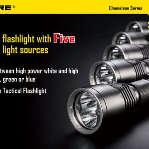 Lanterna LED profesionala Nitecore Chameleon CU6 cu LED ultraviolet